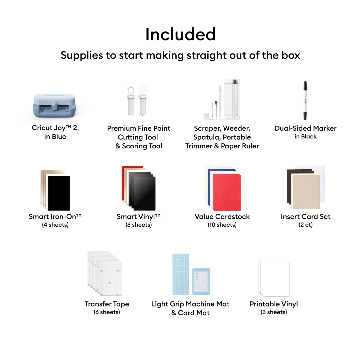 Cricut Joy 2 Portable DIY Smart Machine for Creating Customized Cards, Crafts, & Labels