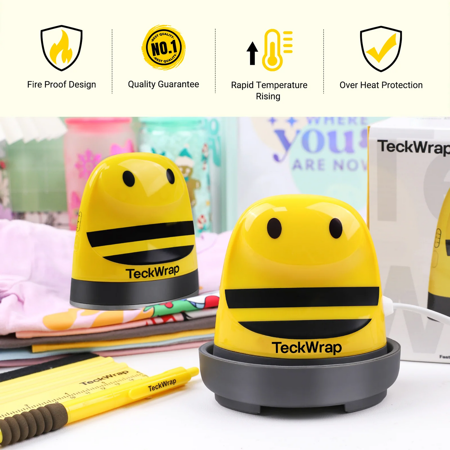 Teckwrap Mini Heat Press B002