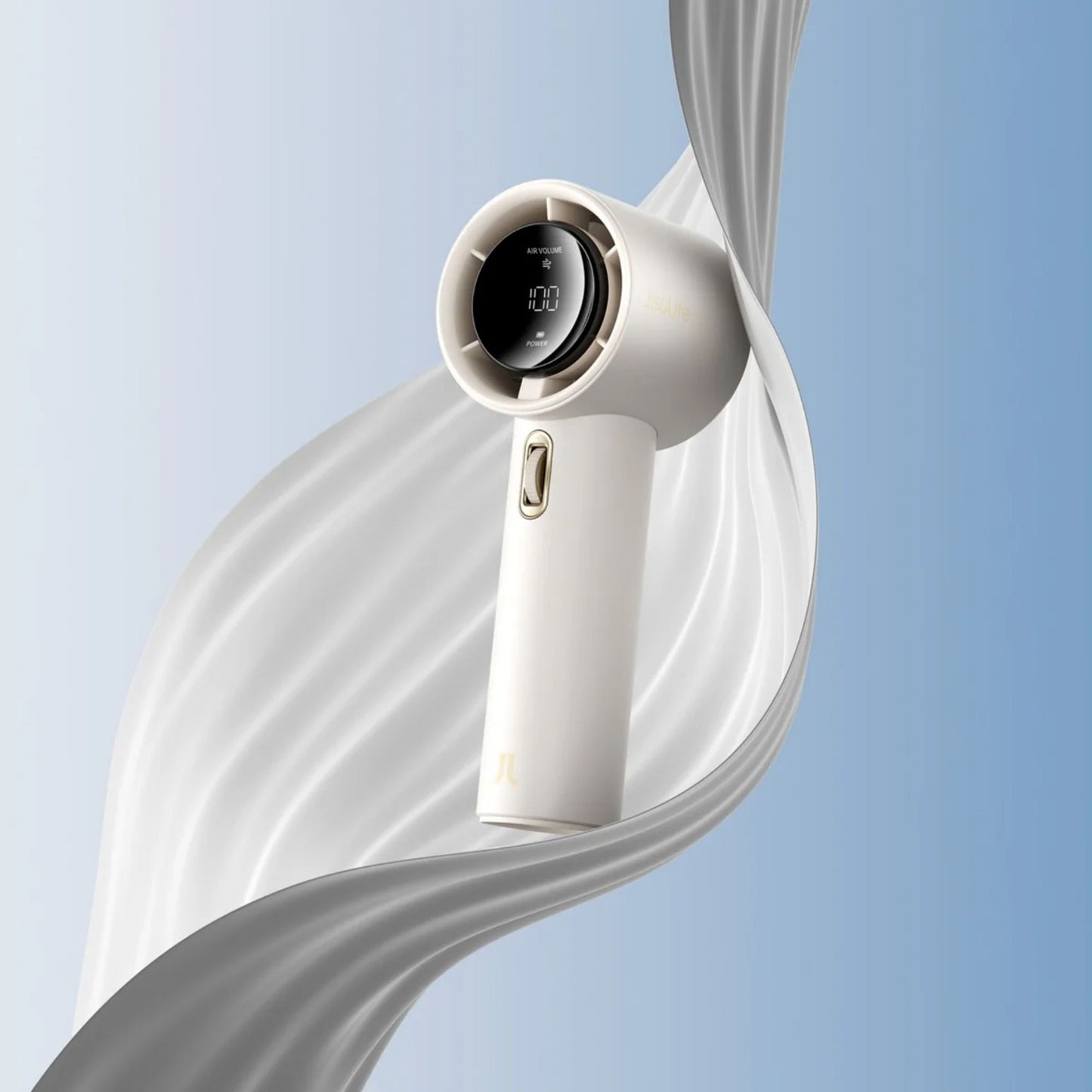 JisuLife Pro 1 ABS Handheld Fan – 3600mAh, Adjustable Speed, LED Display, 1-Year Warranty