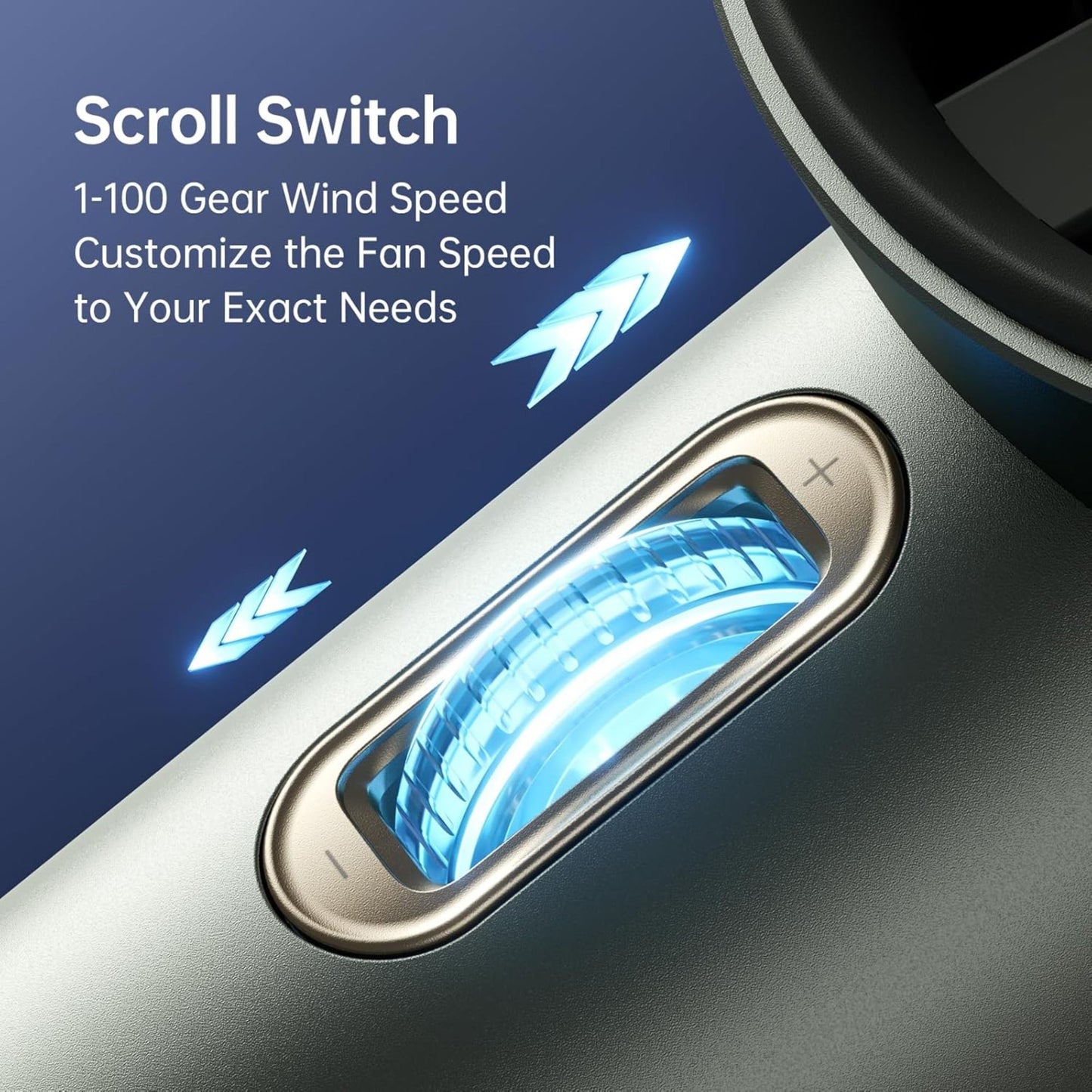 JisuLife Pro 1 ABS Handheld Fan – 3600mAh, Adjustable Speed, LED Display, 1-Year Warranty