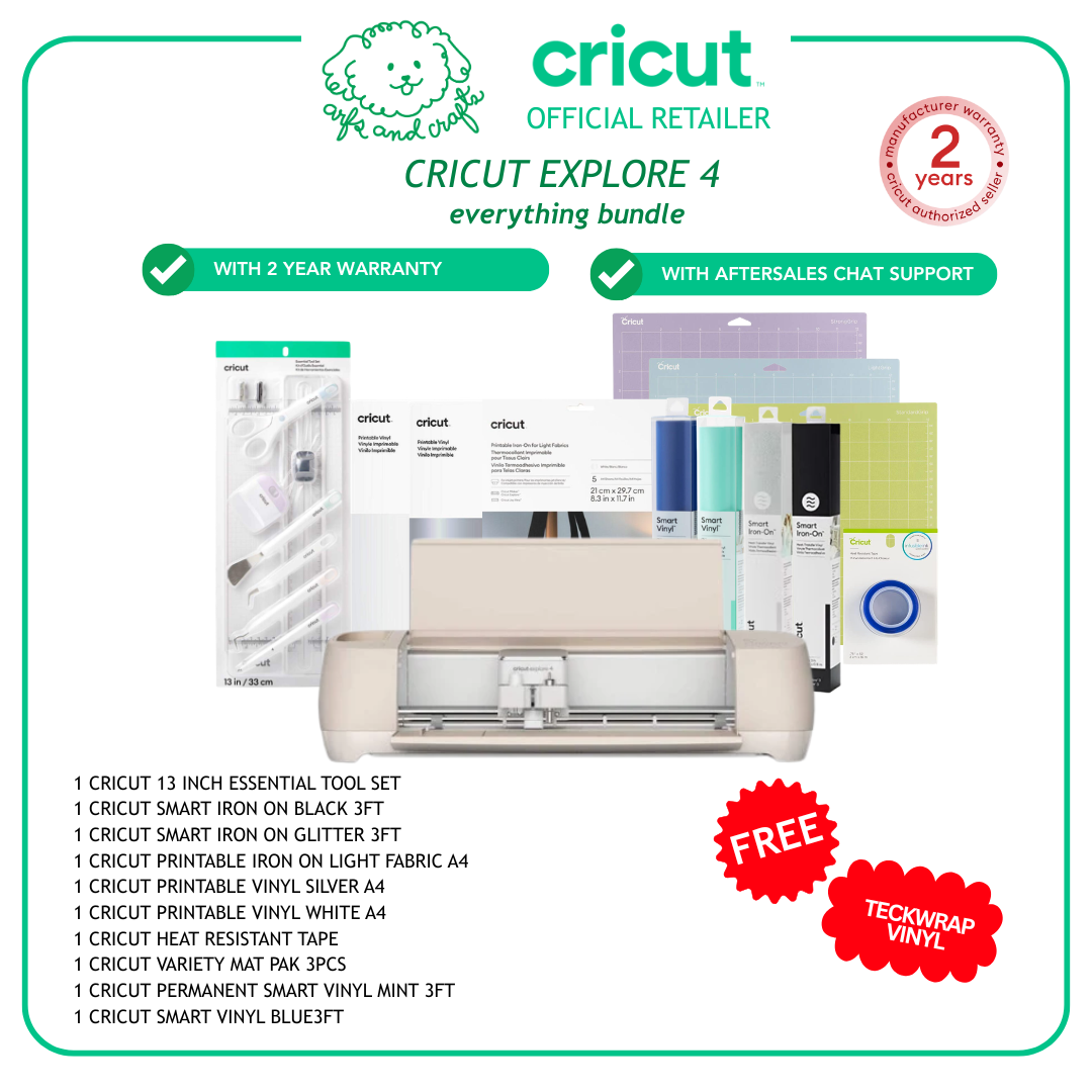 Cricut Explore 4 | The Next-Gen Cutting Machine For Stickers,Vinyls, Crafting and more