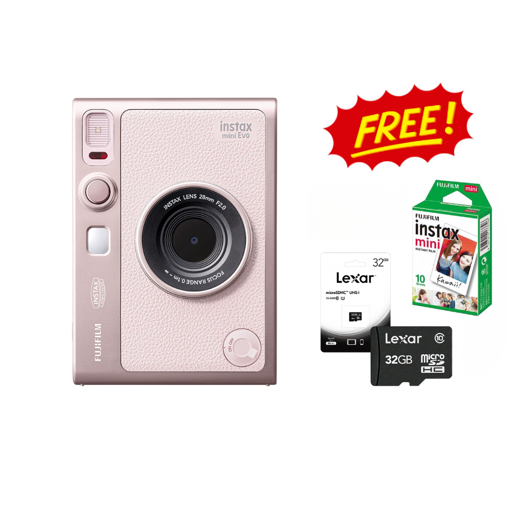 New FUJIFILM INSTAX MINI EVO Instant Film Camera Hydrid Digital Camera