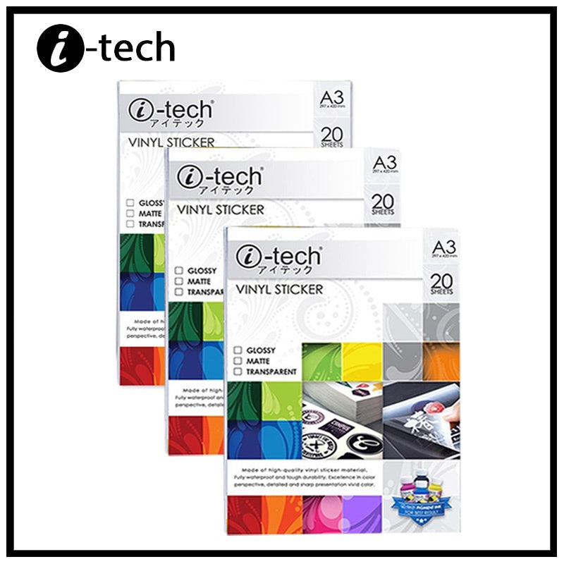 iTech A4 Wasterproof Printable Vinyl