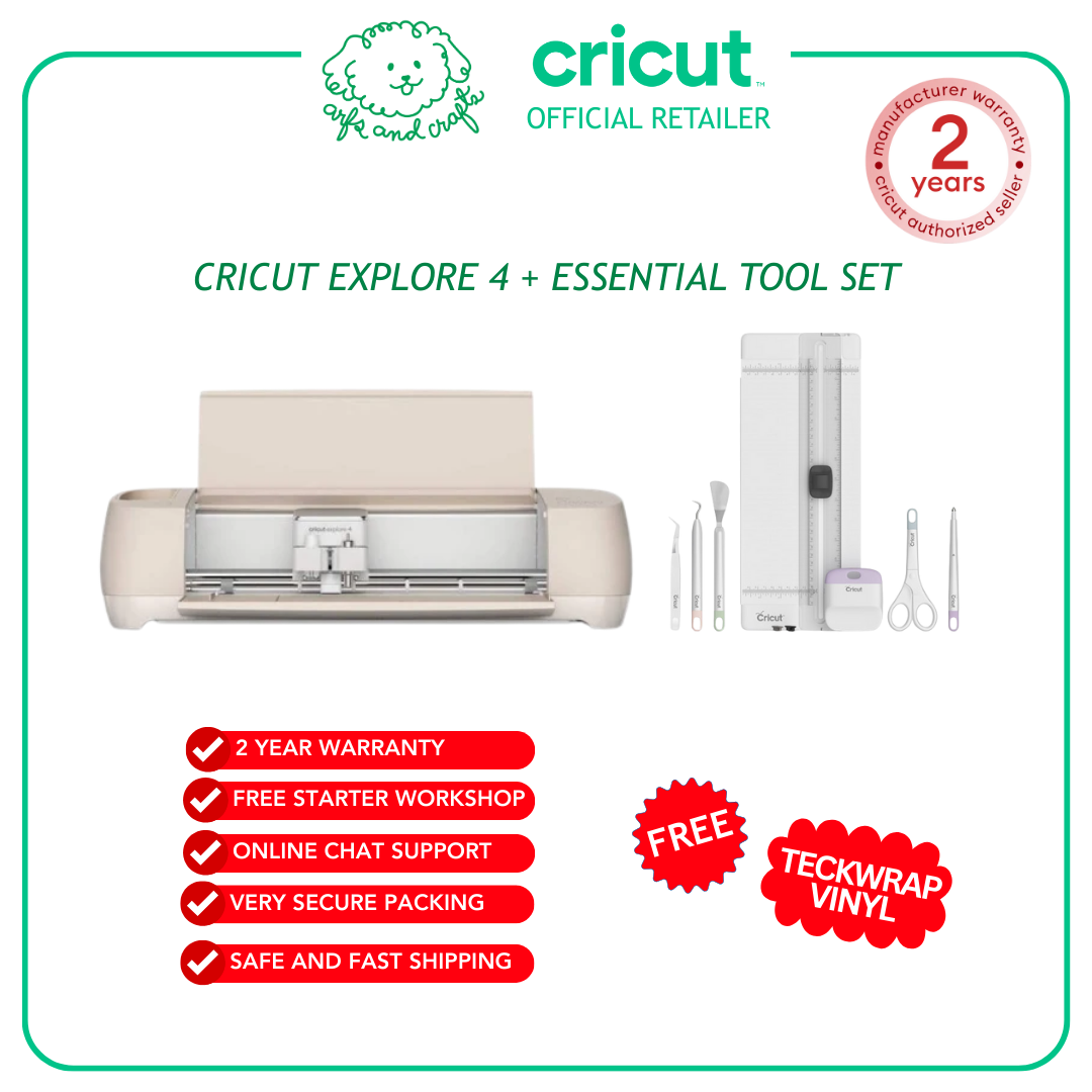 Cricut Explore 4 | The Next-Gen Cutting Machine For Stickers,Vinyls, Crafting and more