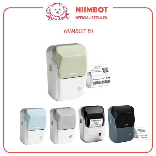 NIIMBOT B1 Label Maker with Tapes, 2 Inch Portable Thermal Label Printer for Home School Office Smal