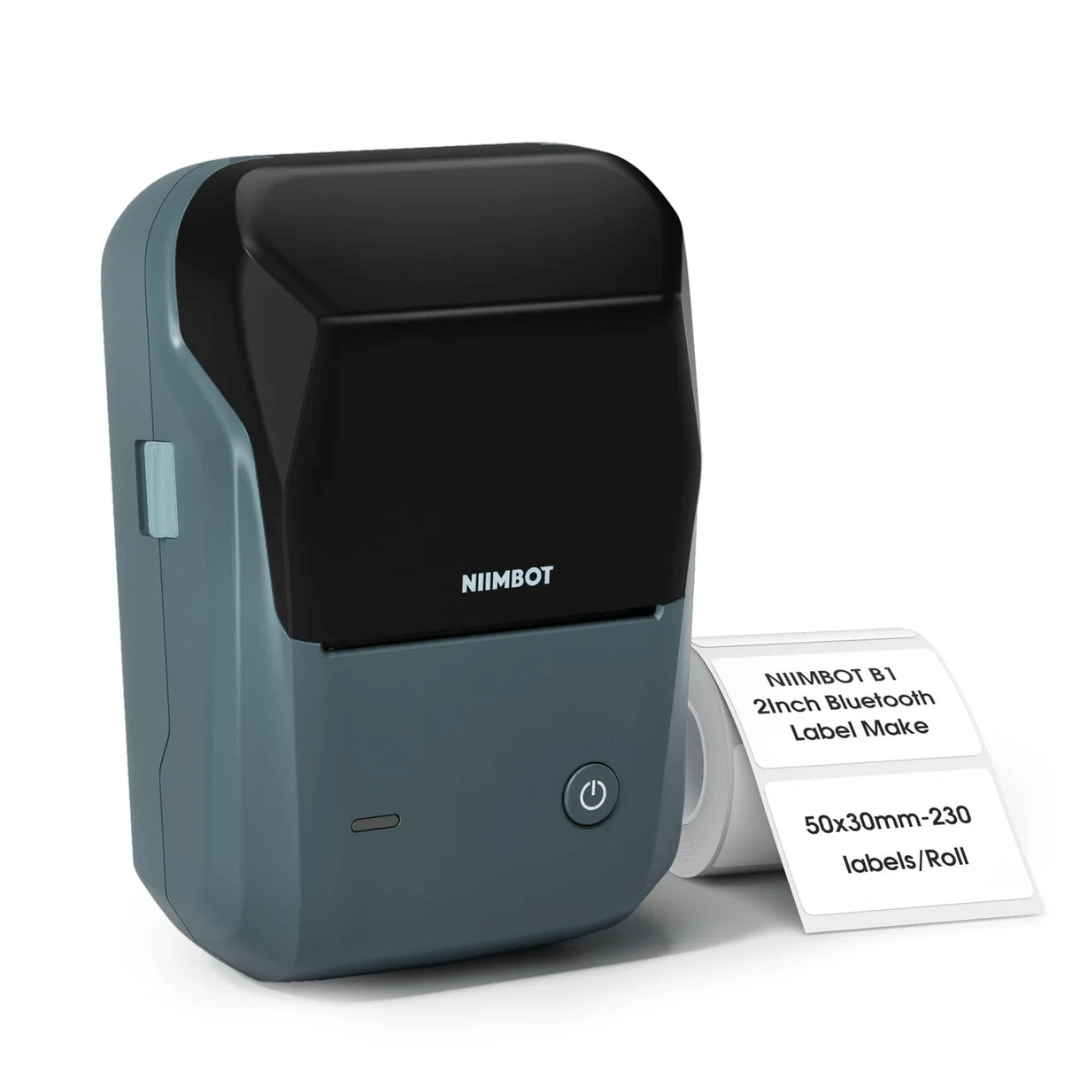 NIIMBOT B1 Label Maker with Tapes, 2 Inch Portable Thermal Label Printer for Home School Office Smal