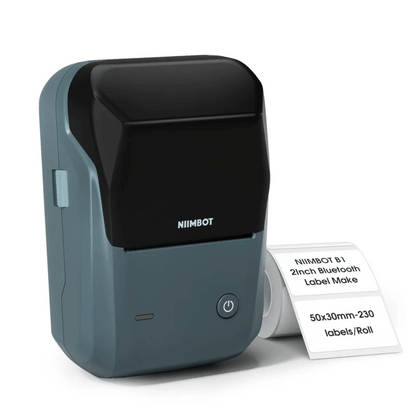 NIIMBOT B1 Label Maker with Tapes, 2 Inch Portable Thermal Label Printer for Home School Office Smal