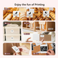 NIIMBOT B21 Label Maker Inkless Bluetooth Label Printer, 2 Inch Portable Label Machine for Small Bus