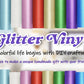 Teckwrap Glitter Adhesive Craft Vinyl 12x12
