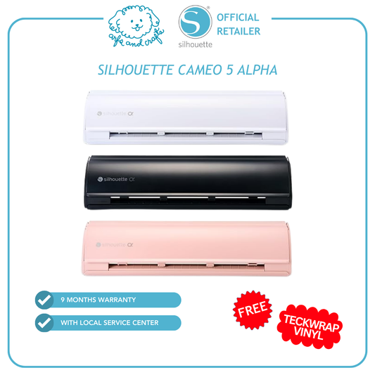 Silhouette America Cameo 5 Alpha (α) - Smart Cutting Machine for Print & Cut - Quiet Operation