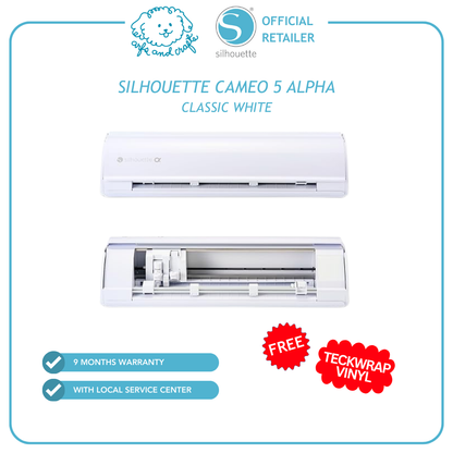 Silhouette America Cameo 5 Alpha (α) - Smart Cutting Machine for Print & Cut - Quiet Operation