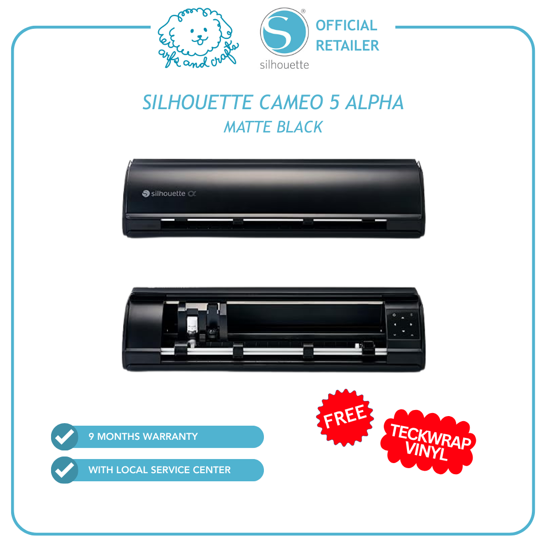 Silhouette America Cameo 5 Alpha (α) - Smart Cutting Machine for Print & Cut - Quiet Operation
