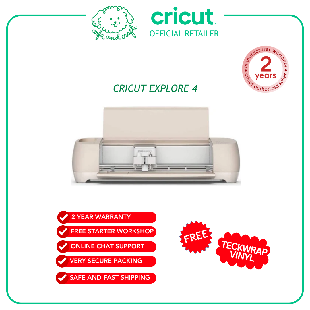 Cricut Explore 4 | The Next-Gen Cutting Machine For Stickers,Vinyls, Crafting and more