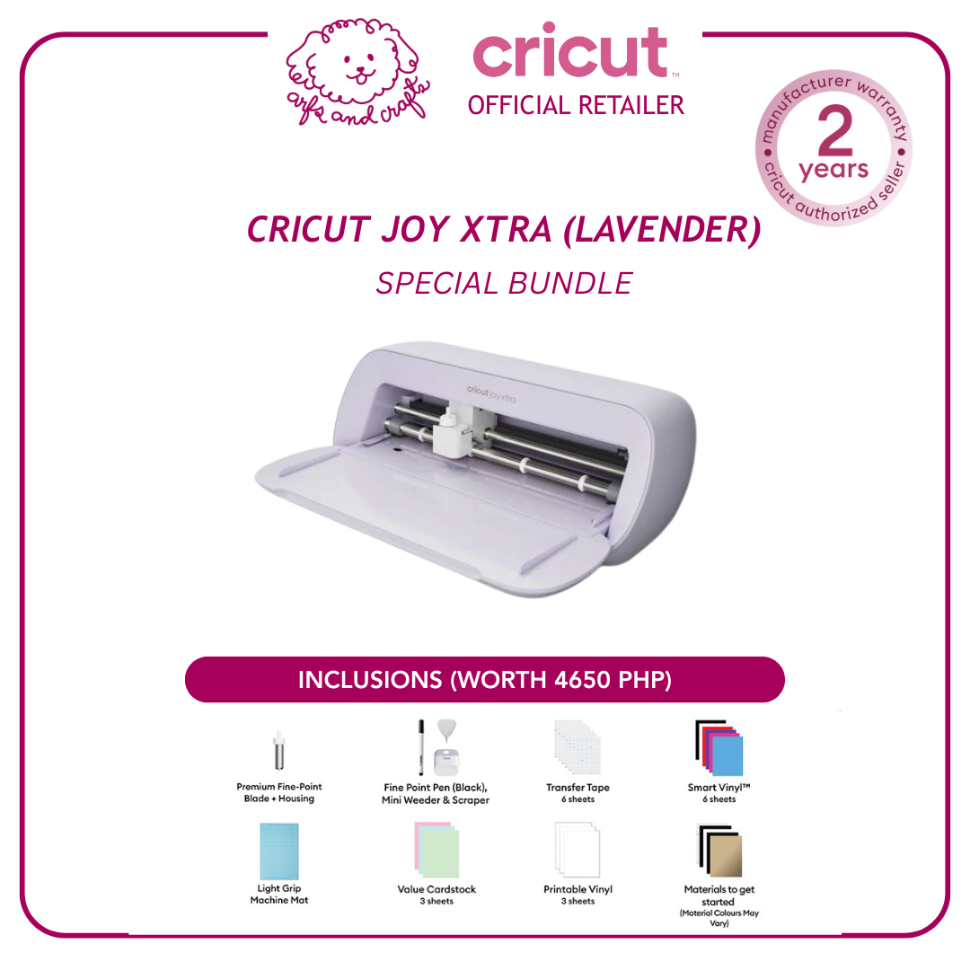 Cricut Joy Xtra™ in Lavender + Materials Bundle