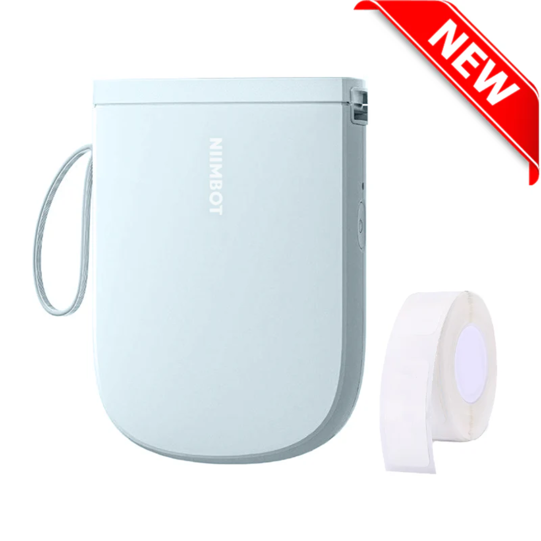 NIIMBOT Label Maker with Tape D11 0.5 Inch Bluetooth 300 DPI Portable Label Printer Rechargeable
