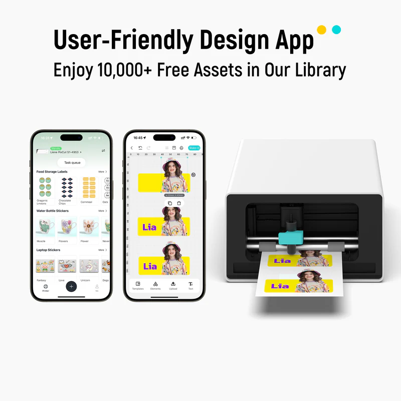 Liene PixCut S1 Photo Sticker Printer and Cutter