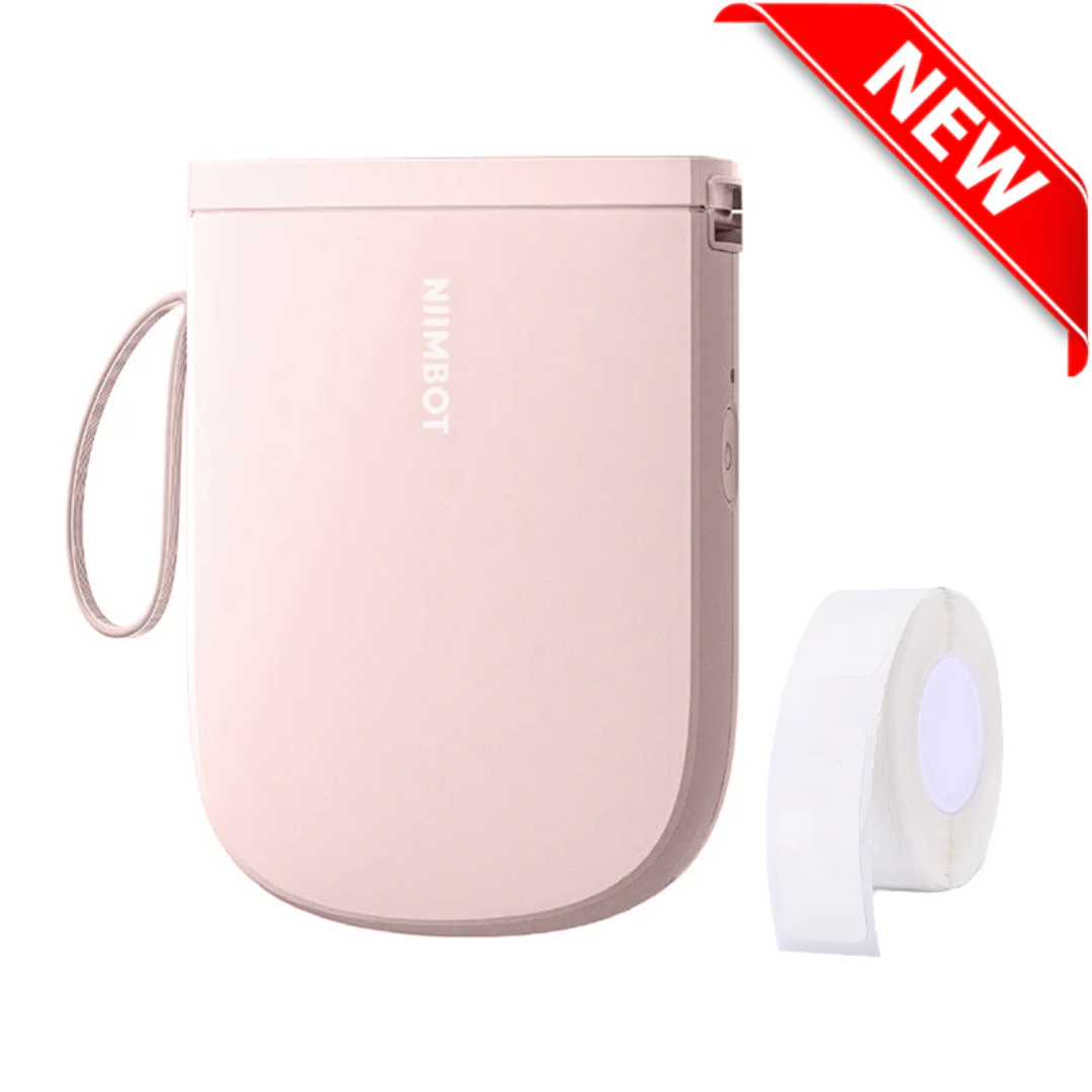 NIIMBOT Label Maker with Tape D11 0.5 Inch Bluetooth 300 DPI Portable Label Printer Rechargeable