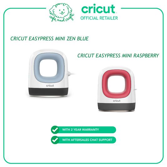 Cricut Mini EasyPress Zen Blue/Raspberry