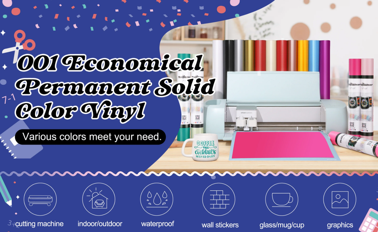 Teckwrap 001 Economical Series Craft Vinyl
