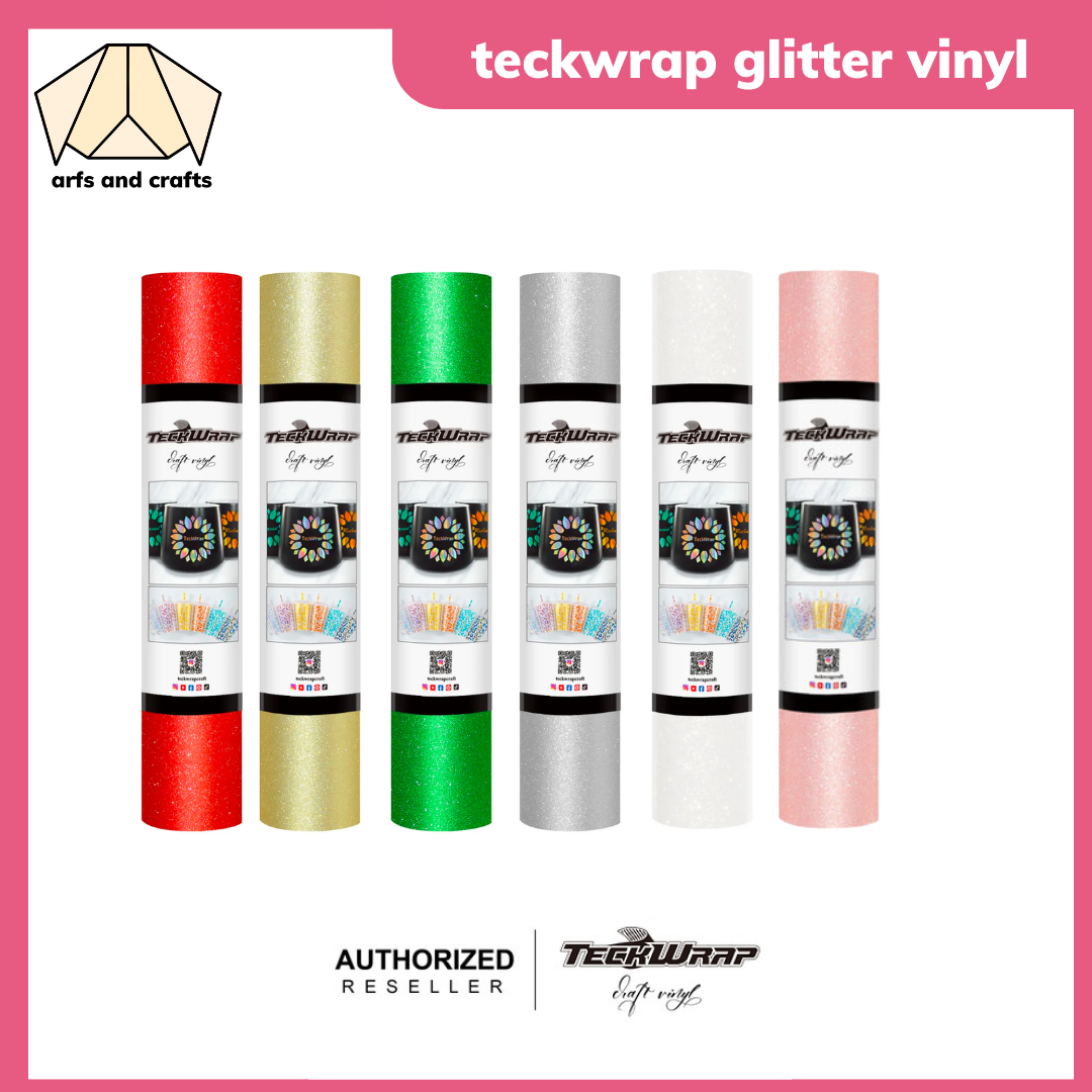 Teckwrap Glitter Adhesive Craft Vinyl 12x12