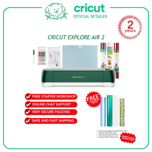 Cricut Explore Air 2 Emerald Bundle
