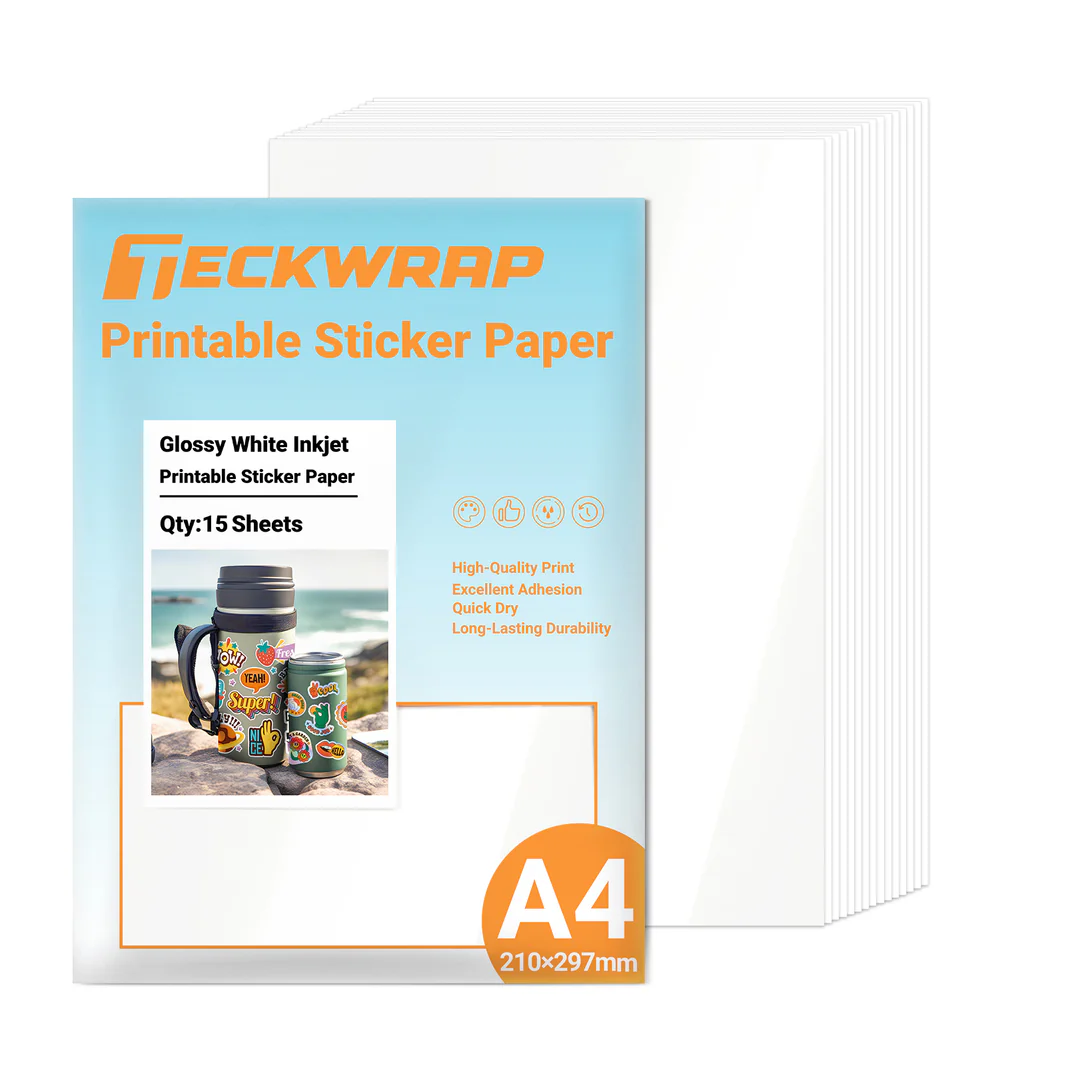 Inkjet Printable Sticker Paper 15 Sheets