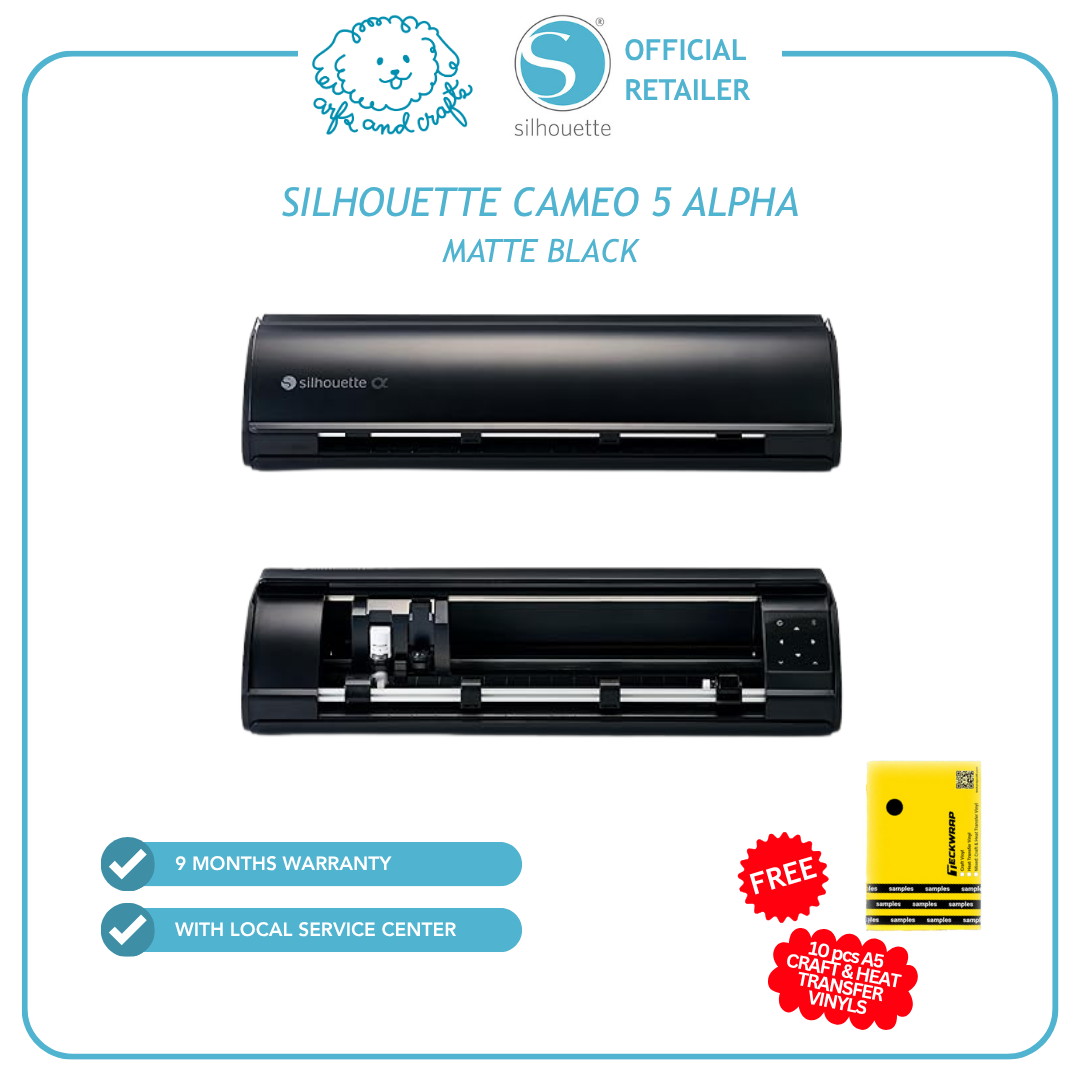 Silhouette America Cameo 5 Alpha (α) - Smart Cutting Machine for Print & Cut - Quiet Operation