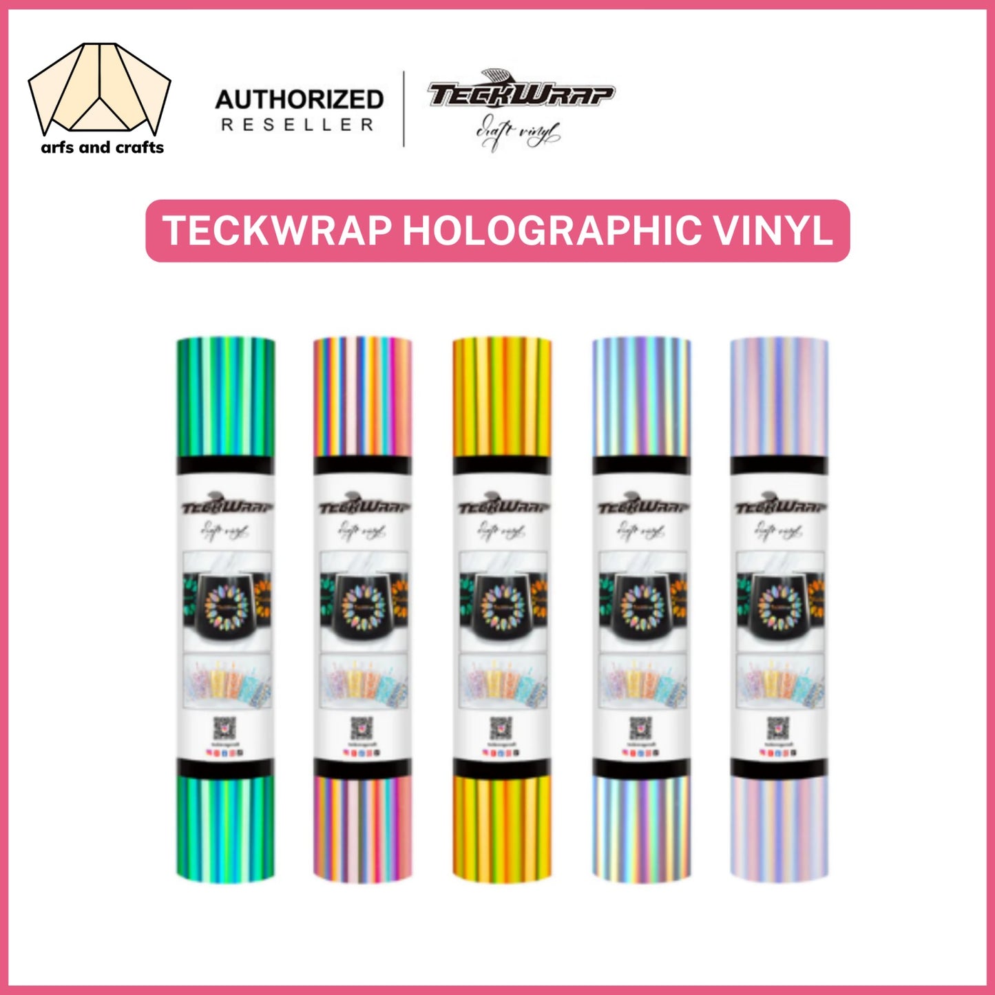 TECKWRAP Holographic Vinyl Sheets