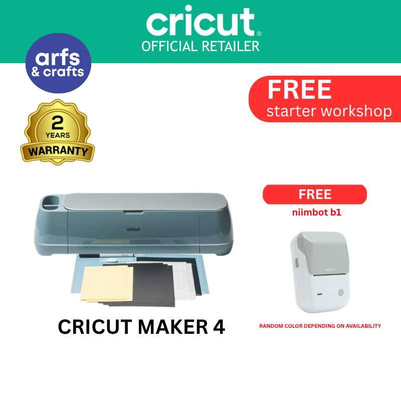 Cricut Maker 4 - DIY Machine Compatible with Matless Cutting Cricut Smart Materials