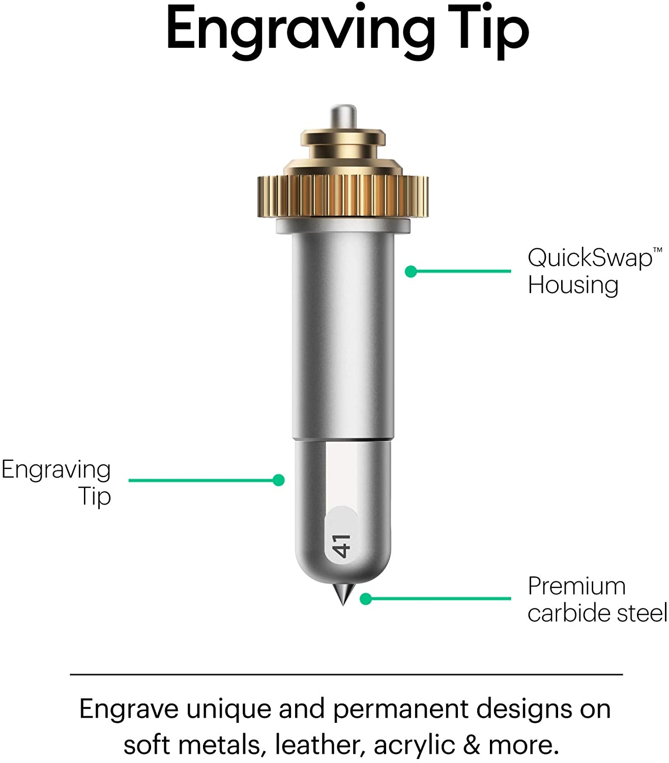 Cricut Engraving Tip + Housing